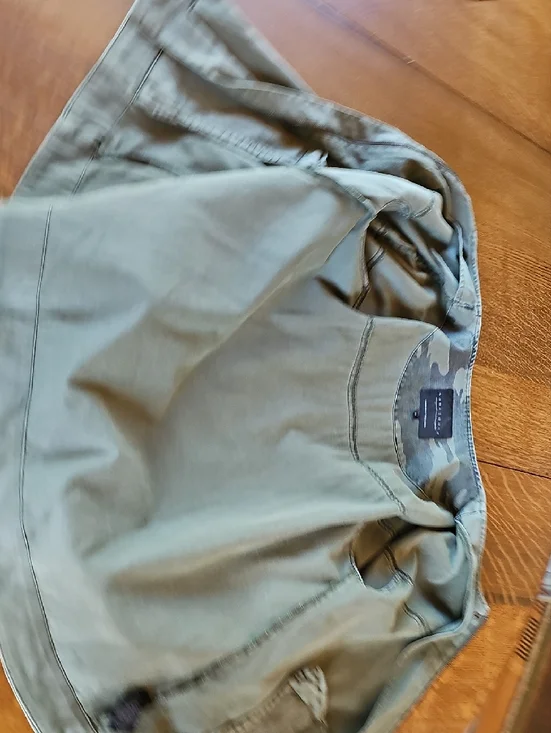 Sanctuary Olive Green Utility Jacket with Front Pockets Size Medium - Picture 6 of 7